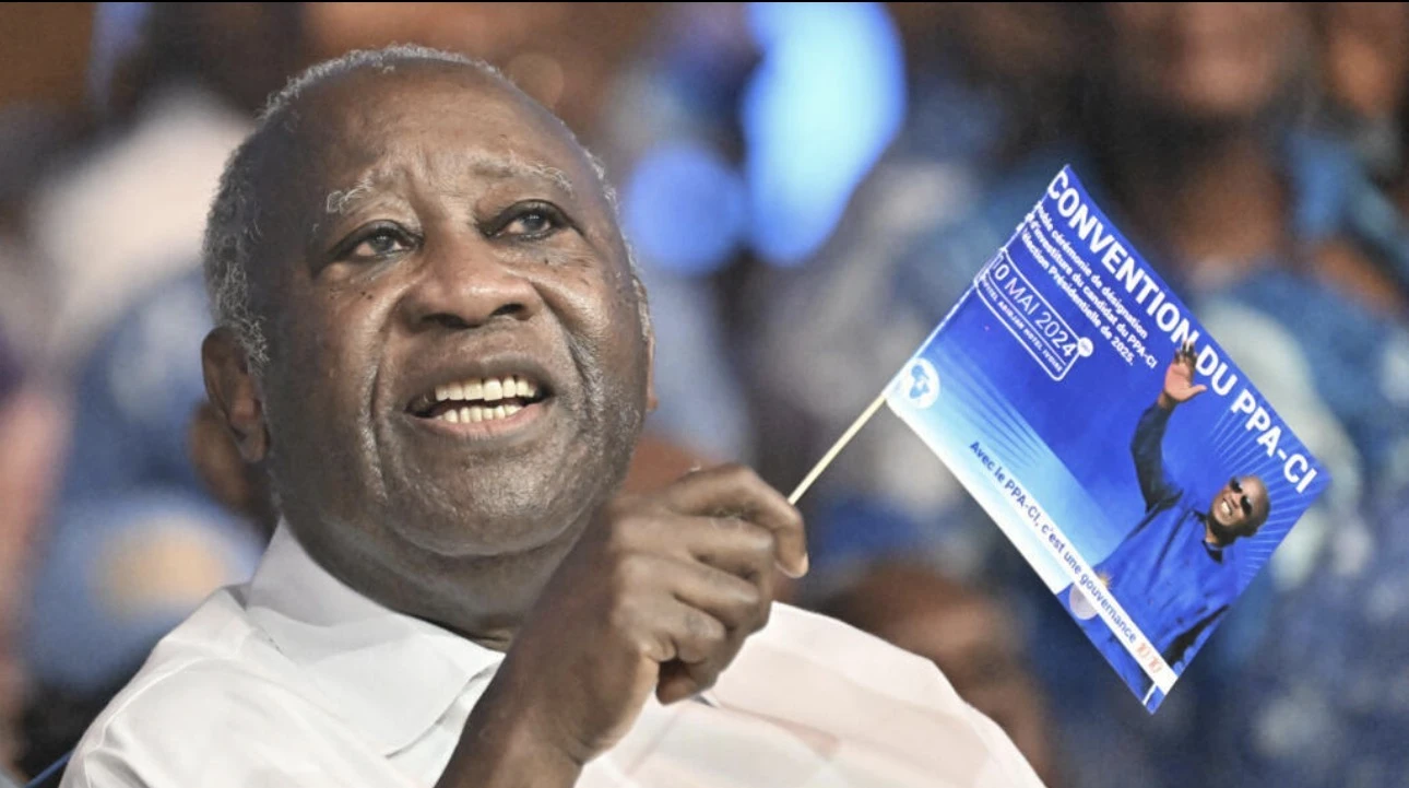 Ph/Dr : Laurent Gbagbo, Ex président de la république et actuel président du parti PPA-CI