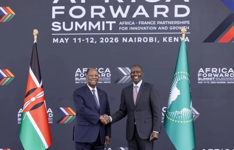 Ph/Dr : Alassane Ouattara et le président Williams Ruto