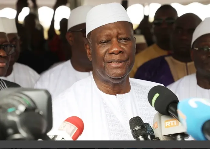 Le président Alassane Ouattara (Dr)