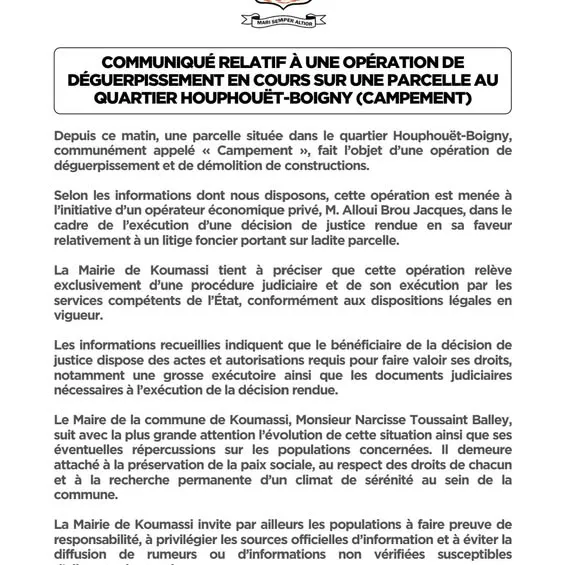 Mairie de Koumassi