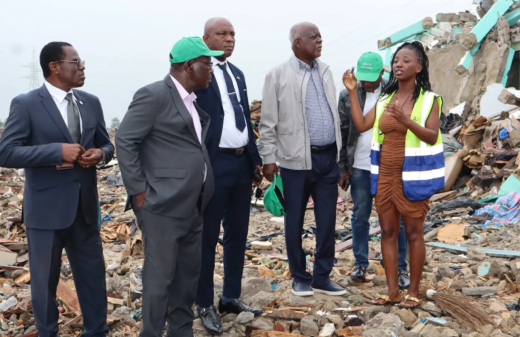 Déguerpissements à Abidjan : le PDCI-RDA en mission de solidarité auprès des populations sinistrées