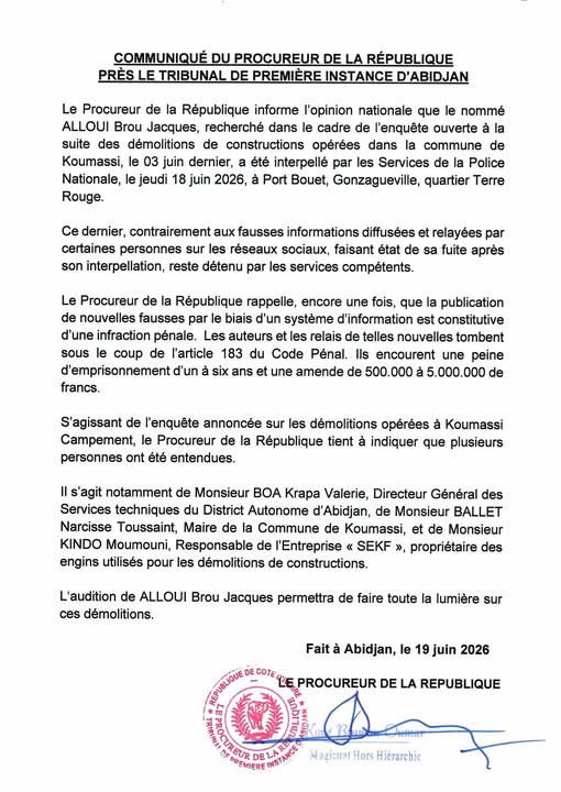 Ministère de la Justice et des Droits de l'Homme