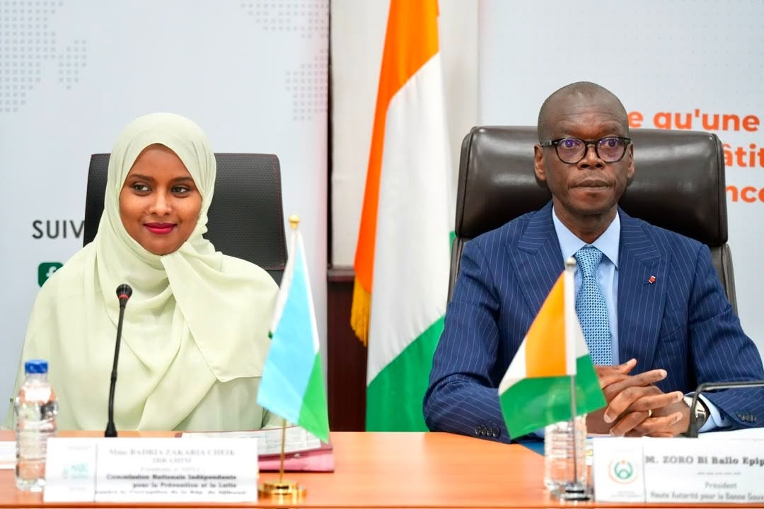 Lutte contre la corruption : la Côte d’Ivoire et Djibouti scellent un partenariat stratégique à Abidjan