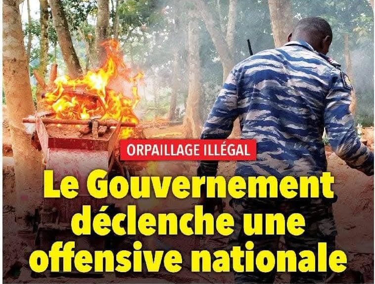 Revue de presse en Côte d’Ivoire : l’orpaillage illégal domine les Unes des journaux ce 20 août 2026