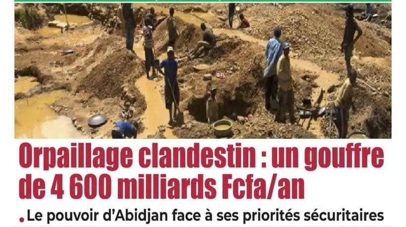 Revue de presse du 21 août : l’orpaillage clandestin domine les Unes des journaux ivoiriens