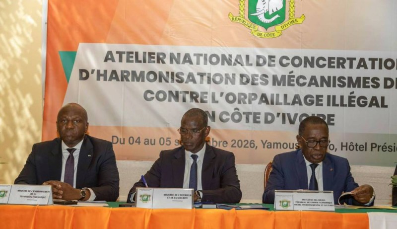Lutte contre l’orpaillage illégal en Côte d’Ivoire :  les préfets ont six mois pour éradiquer le phénomène