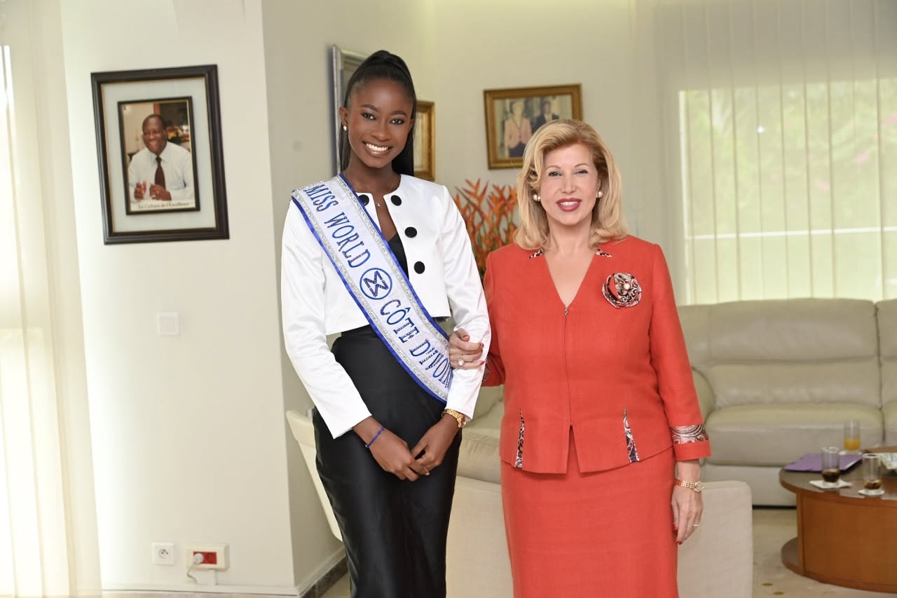 Miss World 2026 : Dominique Ouattara reçoit la lauréate Fatima Koné et salue son parcours