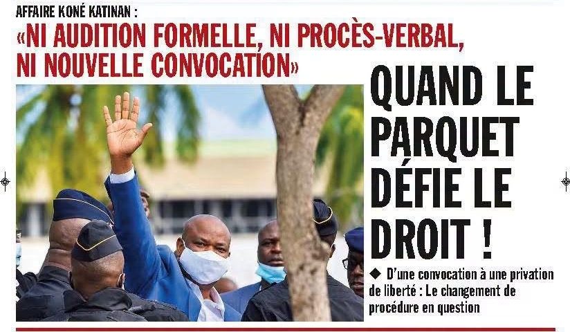 Revue de presse du 16 septembre : L’affaire Koné Katinan, la crise du cacao ainsi que les grands projets d’infrastructures à la Une