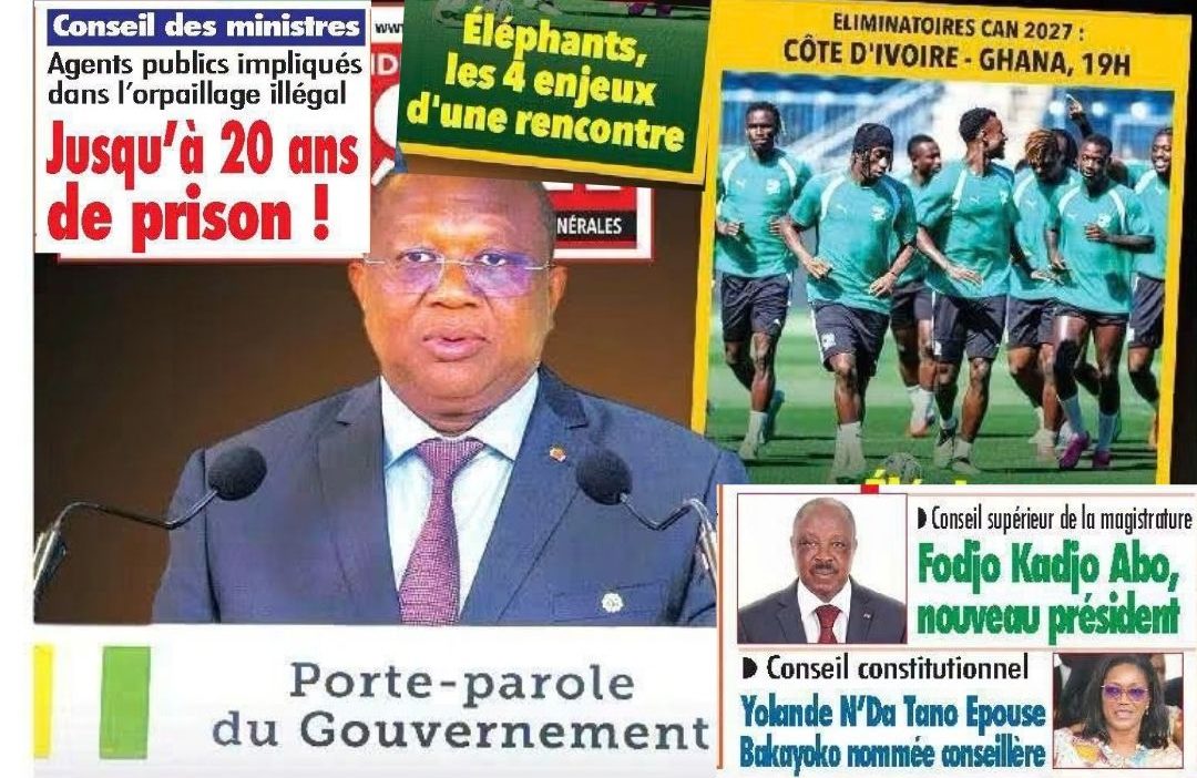 Revue de presse du 24 septembre : l’orpaillage et remblayage illégaux, nominations judiciaires et le premier test d’Hervé Renard dominent les Unes