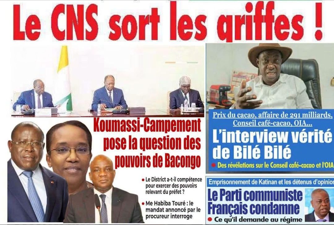 Revue de presse du 18 septembre : Riposte contre l’orpaillage illégal, Affaire Koumassi Campement et Koné Katinan au cœur des Unes