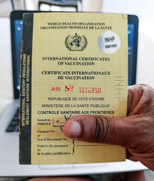 Côte d’Ivoire : le délai pour remplacer l’ancien carnet international de vaccination prolongé jusqu’au 15 avril 2027