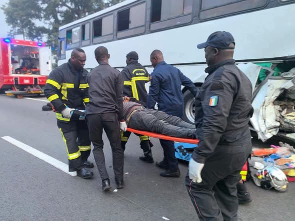 Abidjan/Autoroute du Nord : neuf morts et plusieurs blessés graves dans une collision au PK 124